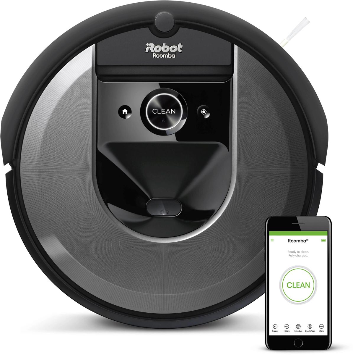 Робот-пылесос iRobot Roomba Combo  i8, 55Вт, черный графит/черный [i817040rnd]
